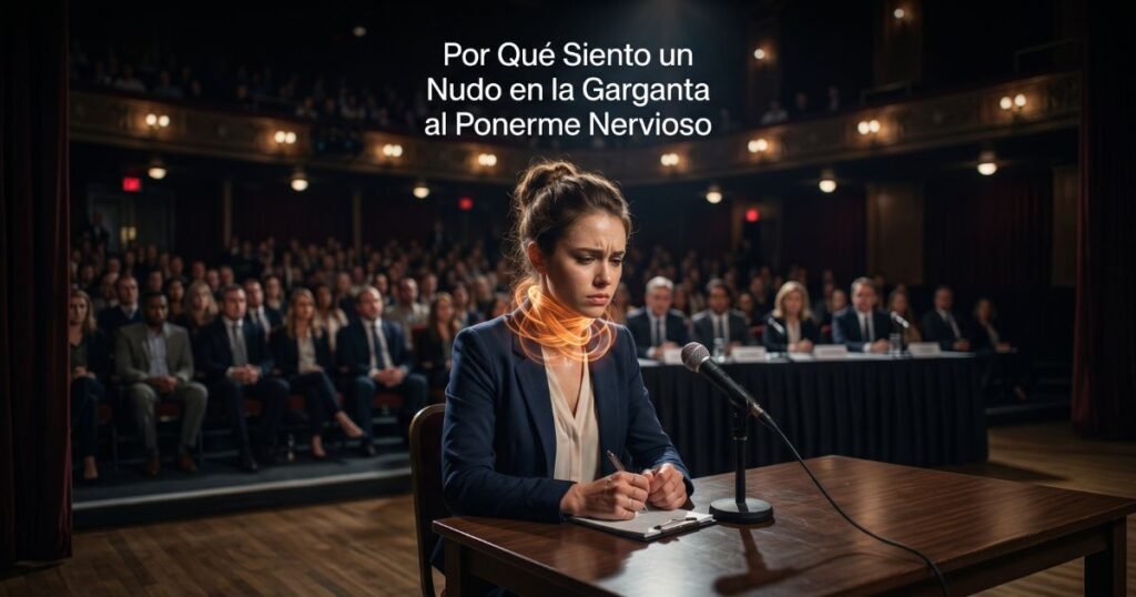 Por Qué Siento un Nudo en la Garganta al Ponerme Nervioso